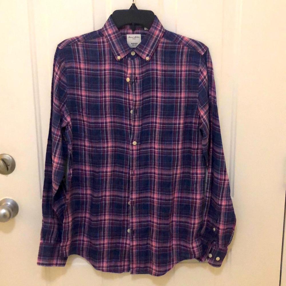 Men’s Long Sleeve Linen Shirt